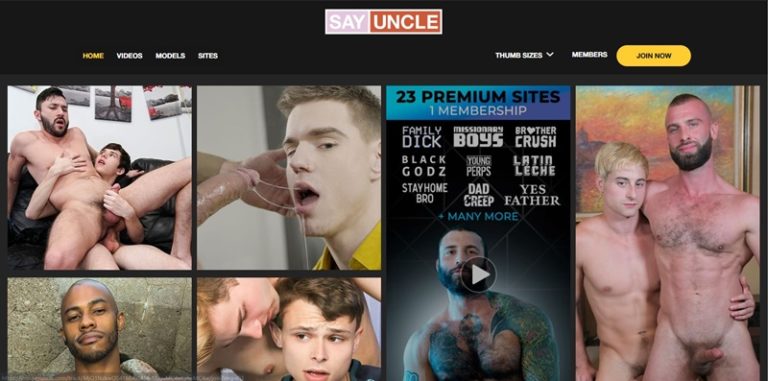 Say Uncle Site Review MyGayPornList 001 gay porn pics 768x381 - Say Uncle